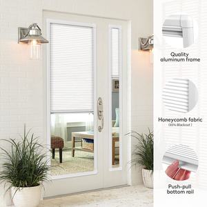 ستائر خلوية مثالية للأبواب المنزلقة، ستائر نوافذ مدمجة، ستائر خلية النحل بنظام الزنبرك - Product Image 4