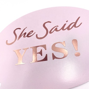 อุปกรณ์ปาร์ตี้สละโสดสีโรสโกลด์เธอบอกว่าใช่เจ้าสาวเป็นอุปกรณ์ประกอบฉากบูธถ่ายรูป - Product Image 4