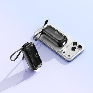 Портативный мини-аккумулятор (Power Bank) 5000 мАч в форме капсулы с фонариком и LED-дисплеем – хит продаж <span class=keywords><strong>2026</strong></span> года, идеальный подарок - Product Image 1