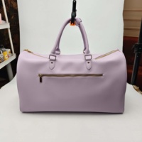 Bolsa de Lona de PU Personalizada en Color Sólido, Bolsa de Gimnasio Unisex para Uso Diario, Herrajes Dorados, Opción de Color Personalizado
