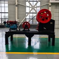 PE-Serie Tragbarer Kleiner Backenbrecher mit Bodenrahmen, Dieselgenerator und Elektromotor