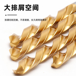 Forets industriels plaqués titane de 10 mm et kit de pièces en acier inoxydable avec finition de revêtement Cleveland USA - Product Image 2