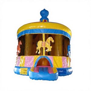 Casa Inflable de PVC con Forma de Caballo para Niños, Uso Comercial en Parques de Aventuras, 4M X 5M, Capacidad de 500Kg para Diversión al Saltar - Product Image 1