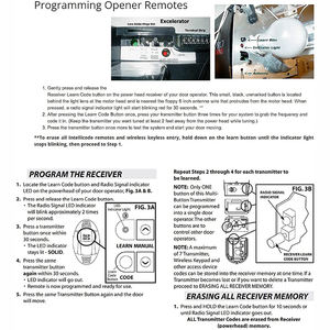 GENIE G1T-BX 38501R <span class=keywords><strong>Remote</strong></span> Kontrol Garasi/Gerbang untuk GENIE Intellicode ACSCTG Tipe 1 GIT-1 GIT-<span class=keywords><strong>2</strong></span> GIT-<span class=keywords><strong>3</strong></span> 390MHz - Product Image 3