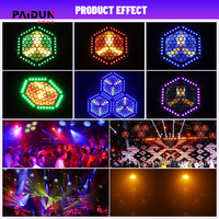Barra de luz estroboscópica Hexagonal Retro LED de 100W, atmósfera de matriz transparente, luz de escenario móvil con DMX512 para carreras de caballos