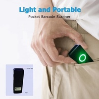 Lector de Códigos de Barras 1D 2D QR Portátil para Recopilación de Datos, Escáner Inalámbrico Tipo Pluma USB 2.4G Multicomunicación