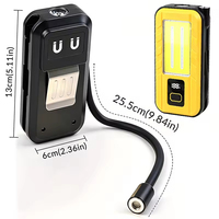 2027 Neuerscheinung Flexibles Biegbares LED-Arbeitslicht 900LM Typ-C-Ladung Tragbare Magnetische Arbeitslampe für Autoreparatur Werkstatt