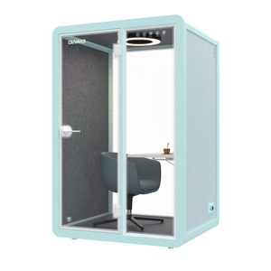 Cabine de réunion Portable et insonorisée, mobile, acoustique, pour bureau privé, cabine de téléphone, Studio de travail, cabine sonore - Product Image 4