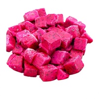 Sinocharm HACCP Hot Sale 10kg Bulkverpakking IQF Fruitblokjes Diepvries Dragon Fruit Rode en Witte Variëteiten uit China