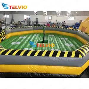 6 people inflatable game wipeout obstacle course inflatable wipeout sweeper obstacle course