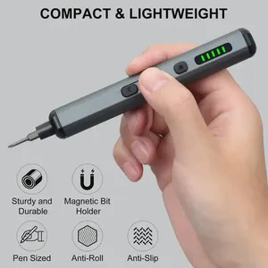 Precision <b>Screwdriver</b> <b>Set</b> 64 S2 Drill <b>Bits</b> 5 Torque Settings LED Hand Repair Tool Kit High Accuracy - Product Image 6