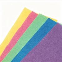 Tissu non tissé en polyester coloré aiguilleté, idéal pour les cartes d'artisanat de maternelle, motifs personnalisables gravés au laser