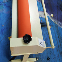 Machine à plastifier à froid manuelle Gowin 1600E 1600MM 130MM Neuve en acier inoxydable 304 5m/MIN pour film vinyle et emballage bois