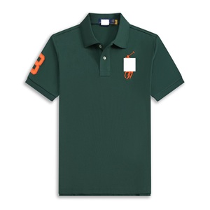 <span class=keywords><strong>Polo</strong></span> da Uomo di Alta Qualità 100% Cotone con Logo Ricamato Personalizzato <span class=keywords><strong>Polo</strong></span> Casual di Marca City Tops da Casa - Product Image 6