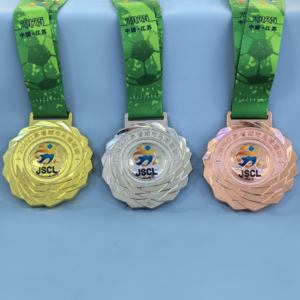 Medalla de Aleación de Metal Moderna Personalizada de Fábrica al por Mayor, Medalla de Campeón de Sublimación con Grabado y Pintura Dorada de Recuerdo - Product Image 4