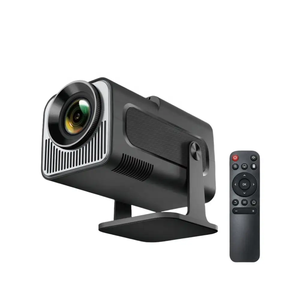 4K HY320 <span class=keywords><strong>Mini</strong></span> 1080P portátil Hy320 <span class=keywords><strong>MINI</strong></span> barato 4K Beamer H713 calidad 200 lúmenes <span class=keywords><strong>LCD</strong></span> Android 11 proyectores - Product Image 1
