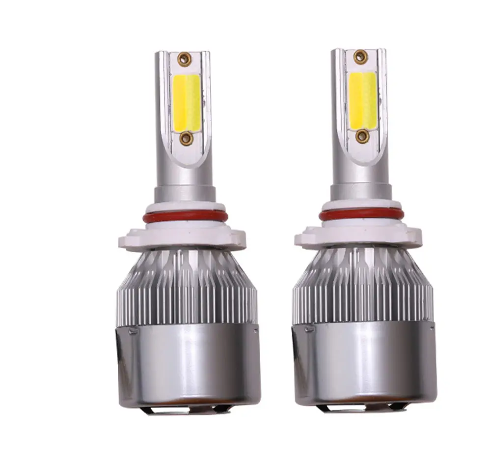 JHS Factory Price C6 dual color auto light 11000 lumen LED headlight bulbs H7 Car LED Headlight system for car