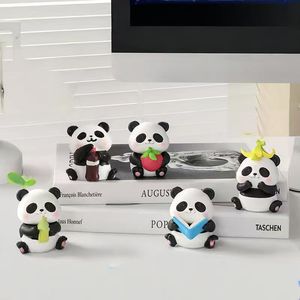 QF Mini Panda PU Matériau Jouet Rembourré-Design Super Mignon pour le Soulagement du Stress Jeu Sensoriel Charmantes Décorations de Table - Product Image 3