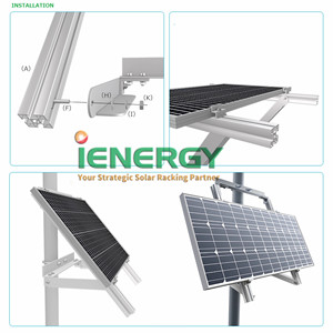Kit de montage de <span class=keywords><strong>panneau</strong></span> <span class=keywords><strong>solaire</strong></span> pliable, alimentation continue <span class=keywords><strong>pour</strong></span> caméra de sécurité, lumière, <span class=keywords><strong>routeur</strong></span>, support de montage <span class=keywords><strong>solaire</strong></span> - Product Image 5