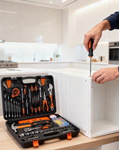 Juego Manual de 109 Uds. Caja de destornilladores de trinquete tipo T, alicates, Kit de llave hexagonal aislada, manijas de pico de Hoz de acero al cromo vanadio - Product Image 4