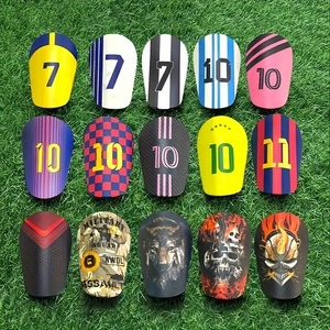 Parastinchi da Calcio Mini <span class=keywords><strong>in</strong></span> <span class=keywords><strong>Plastica</strong></span> per Sublimazione, Caneleiras De Futebol, Protezioni Tibiali Vuote 10*6cm - Product Image 4