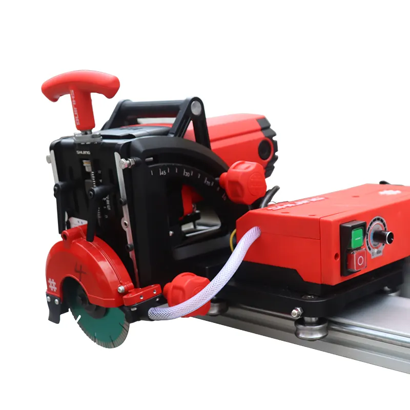 Powerful Automatic Cutter water spray Ceramic Table type multi-function cutting floor tile granite multi blade stone machine