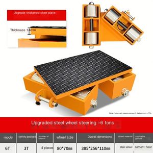 180 graden zware transportkar met stuur en handvat - Product Image 1