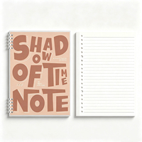 Cuaderno Personalizado Recargable de Hojas Sueltas con Cubierta Transparente, Encuadernado con Discos, Papel Rayado y Cuadriculado, para la Escuela y la Oficina