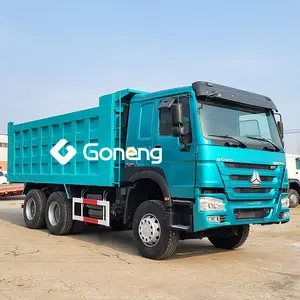 以低价在迪拜出售中国重汽豪沃6x4翻斗车30吨自卸车20吨25吨