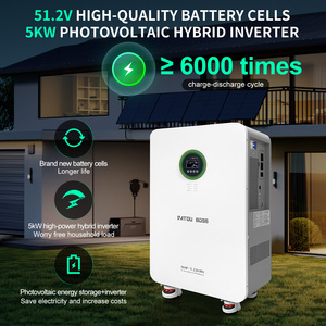 Datou <span class=keywords><strong>Boss</strong></span> 5.22KWh 5KW ระบบพลังงานแสงอาทิตย์แบตเตอรี่และอินเวอร์เตอร์ All In One Home หน่วยเก็บพลังงานแสงอาทิตย์ - Product Image 3