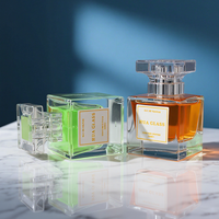 Nouveau Flacon de Parfum en Verre Cube de 50 ml, Design Personnalisé, Vente en Gros, OEM, Logo Personnalisé Disponible, Collection 2026
