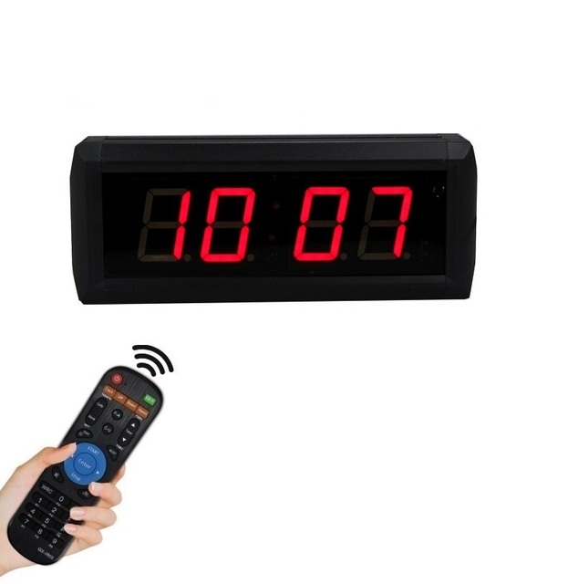 Digital 1.8 Inch Number LED Display Remote Control Programmable 0-9999 Countdown Countup People Counter Days Games Timer