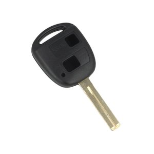 Chiave remota a 2 pulsanti Shell in bianco con TOY48 Blade batteria su circuito stampato senza Transponder per Lexus Toyota Yaris Aygo Auris - Product Image 2