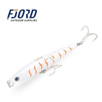 Leurre de pêche FJORD 30G 105mm, leurre dur pour eau salée, leurre coulant pour la pêche en mer