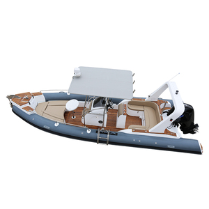 Haohai Cabine Cruiser Rigide Passager Utilisé nouveau Aéroglisseur Canoë Barche Rigide Gonflable Ponton Pédale <span class=keywords><strong>Bateau</strong></span> De <span class=keywords><strong>Patrouille</strong></span> À Vendre - Product Image 2
