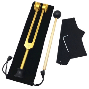 Diapason de thérapie vibratoire 128 Hz pour chakras, multicolore au choix, pour méditation, yoga et relaxation (vente en gros) - Product Image 1