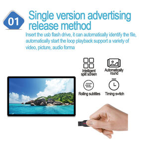 Reproductor Multimedia Digital con Pantalla Táctil de 15.6 Pulgadas y WiFi para Android, Marco de Plástico para Publicidad, Reproducción de Archivos <span class=keywords><strong>MP4</strong></span>/AVI, Gran Venta - Product Image 3