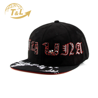 4UGEAR Gorras Personalizadas Unisex de Gamuza Negra 100% Algodón, Gorras de Béisbol Ajustables de 6 Paneles con Cierre a Presión, Gorras de Hip Hop con Logotipo Personalizado 4U, Gorras al por Mayor