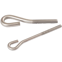 OEM Acier Inoxydable INNOX A2 SS304 SS 316 Grade Classe 4.8 8.8 A2-70 Structure A4-80 Fondation Crochet Type J Boulon D'ancrage