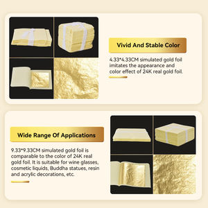 Producto en Oferta, Láminas <span class=keywords><strong>de</strong></span> <span class=keywords><strong>Oro</strong></span> <span class=keywords><strong>de</strong></span> Imitación <span class=keywords><strong>de</strong></span> <span class=keywords><strong>22K</strong></span>, Papel <span class=keywords><strong>de</strong></span> <span class=keywords><strong>Oro</strong></span> para Dorar Muebles y Estatuas <span class=keywords><strong>de</strong></span> Buda - Product Image 3