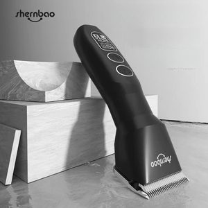 เครื่องตัดขนสัตว์ไร้สาย <span class=keywords><strong>Shernbao</strong></span> PGC-880 รุ่น D ซีรีส์  ใบมีดเปลี่ยนได้ เสียงเบา ใช้แบตเตอรี่ สำหรับสุนัขและแมว ระดับมืออาชีพ - Product Image 1
