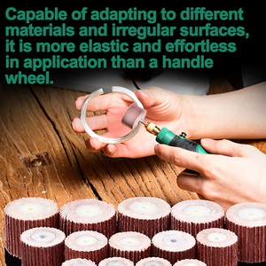 Punta Abrasiva in Ossido di Alluminio per Rimozione Ruggine, Ruote Abrasive con Gambo da 1/4 di Pollice per Acciaio Inossidabile - Product Image 6