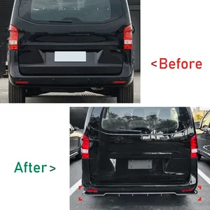 Para Mercedes Benz Vito W447 2016 2017 2018-2023, alerón de labio para parachoques trasero, difusor de esquina trasera, kits de carrocería modificados para protección inferior - Product Image 2