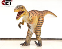Modèle de Simulation de dinosaure pour adultes, Costume de dinosaure Velociraptor en 3d, adapté au parc à thème, parc d'attractions, centre commercial