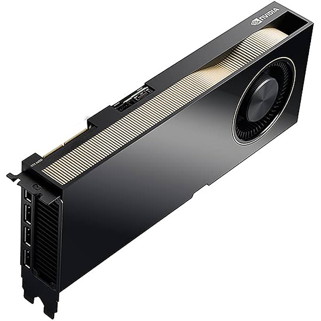 GPU RTX A6000 48GB GDDR6 PCI 4.0 X16 Full Height 4 DP Graphics Card a for