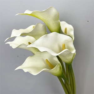 Haute qualité vraie touche Calla lys fleurs artificielles blanc rose Calla fleur de lys pour Table fête de mariage décoration de la maison - Product Image 2