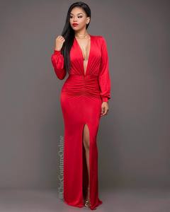 <span class=keywords><strong>Robe</strong></span> <span class=keywords><strong>de</strong></span> soirée élégante et Sexy, col en V profond, <span class=keywords><strong>robe</strong></span> <span class=keywords><strong>de</strong></span> fête pour femmes, meilleure vente - Product Image 4