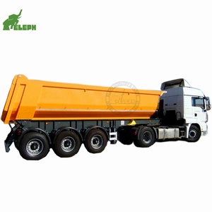 Semi-<span class=keywords><strong>remorque</strong></span> benne hydraulique à déchargement arrière de type U à 3 essieux avec <span class=keywords><strong>kit</strong></span> bâche - Product Image 6