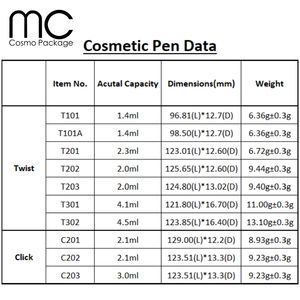 201 lastic de plástico, 2ml, 3ml - Product Image 6