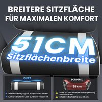 Chaise de jeu 1 pièce Livraison gratuite Appui-tête réglable Support lombaire Chaise de jeu ergonomique Parfaite pour le bureau à domicile Travail à distance